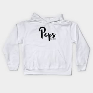 Pops Pregnancy Announcement Kids Hoodie